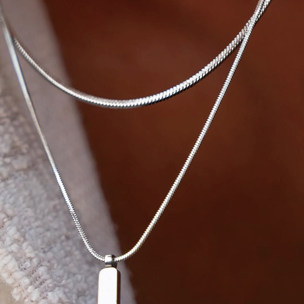 Square Pendant necklace